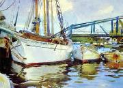 John Singer Sargent Boats at Anchor oil on canvas